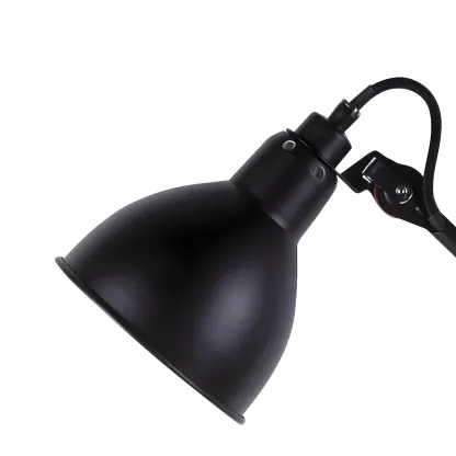 Trestle Base Metal Black Swing Arm Wall Light Image - 18