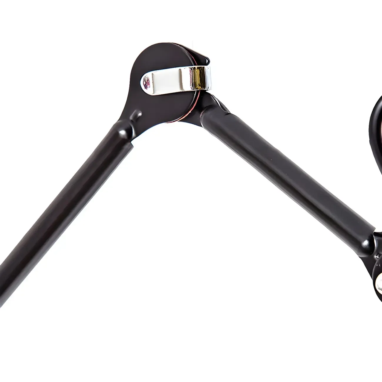 Trestle Base Metal Black Swing Arm Wall Light Image - 19