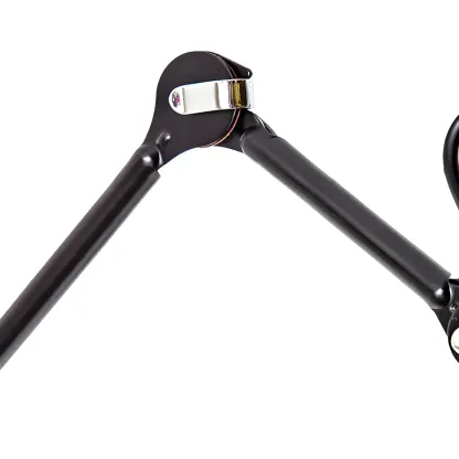 Trestle Base Metal Black Swing Arm Wall Light Image - 19