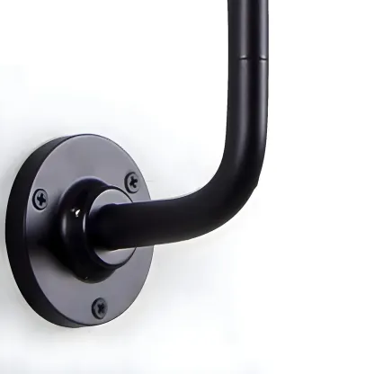 Trestle Base Metal Black Swing Arm Wall Light Image - 20