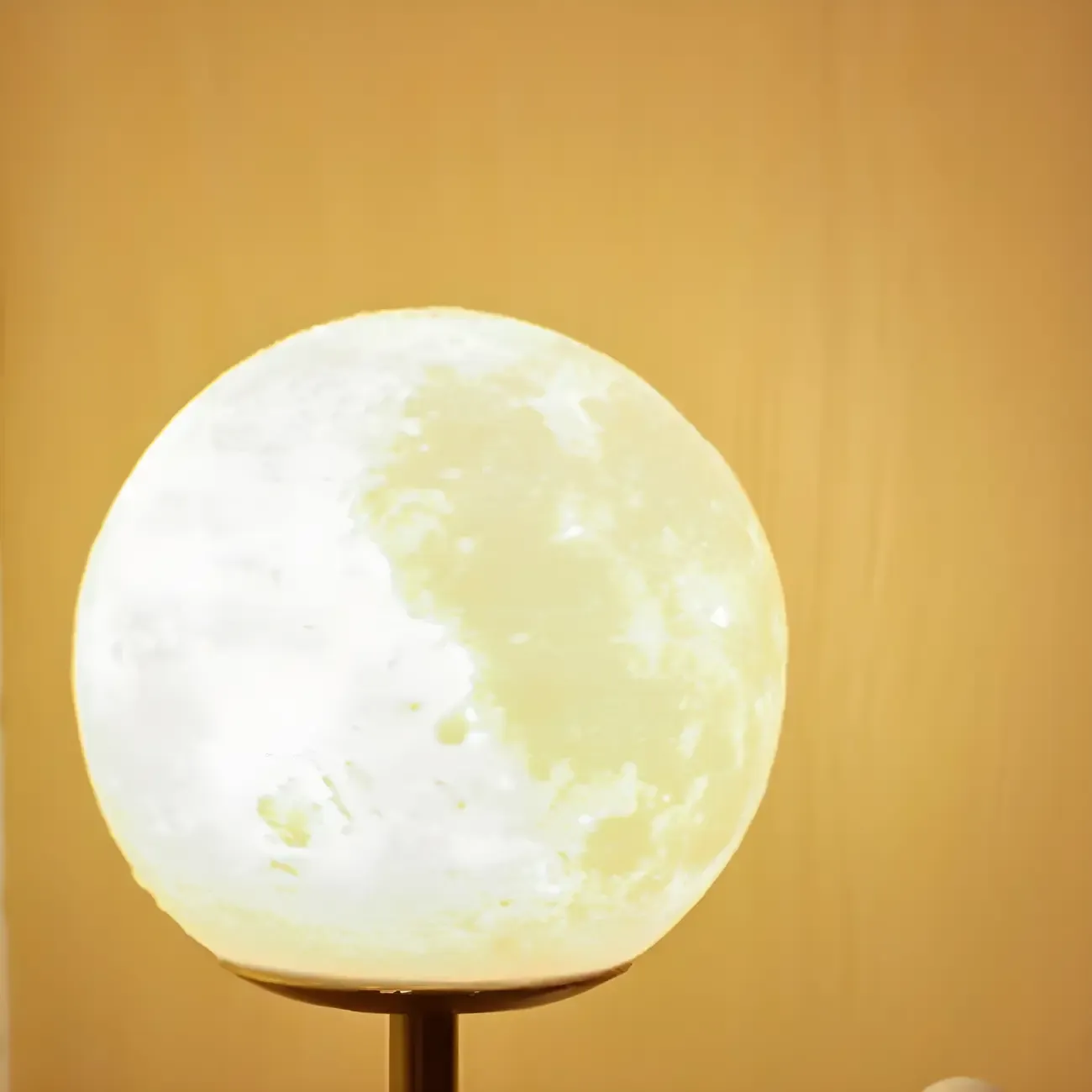 Whimsical Bunny Kids Lamp Glass Planet Design for Bedroom