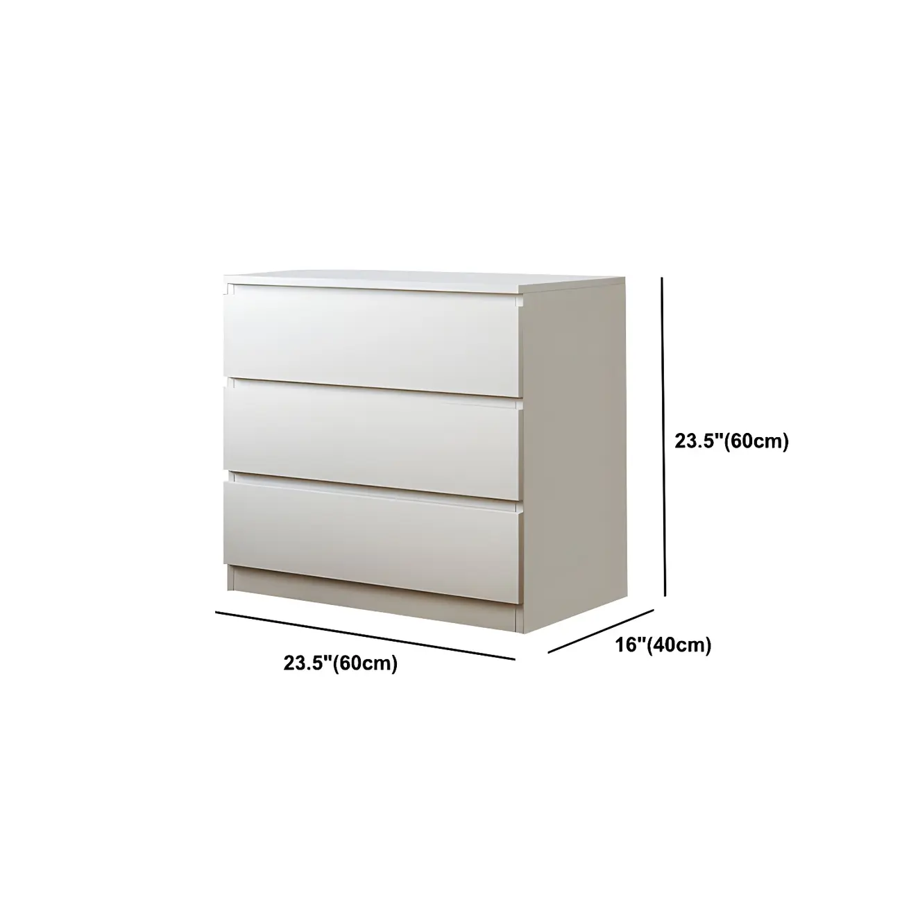 Minimalist White Wooden Bedroom Dresser Multi-drawer #size | homeyfad