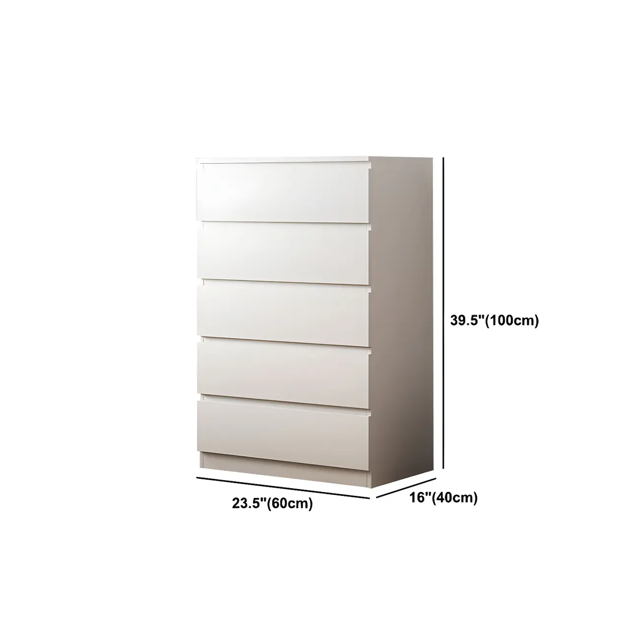 Minimalist White Wooden Bedroom Dresser Multi-drawer Image - 21 | homeyfad