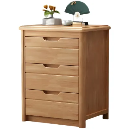 Contemporary Brown Wooden Dressers & Chests with Storage Image - 9