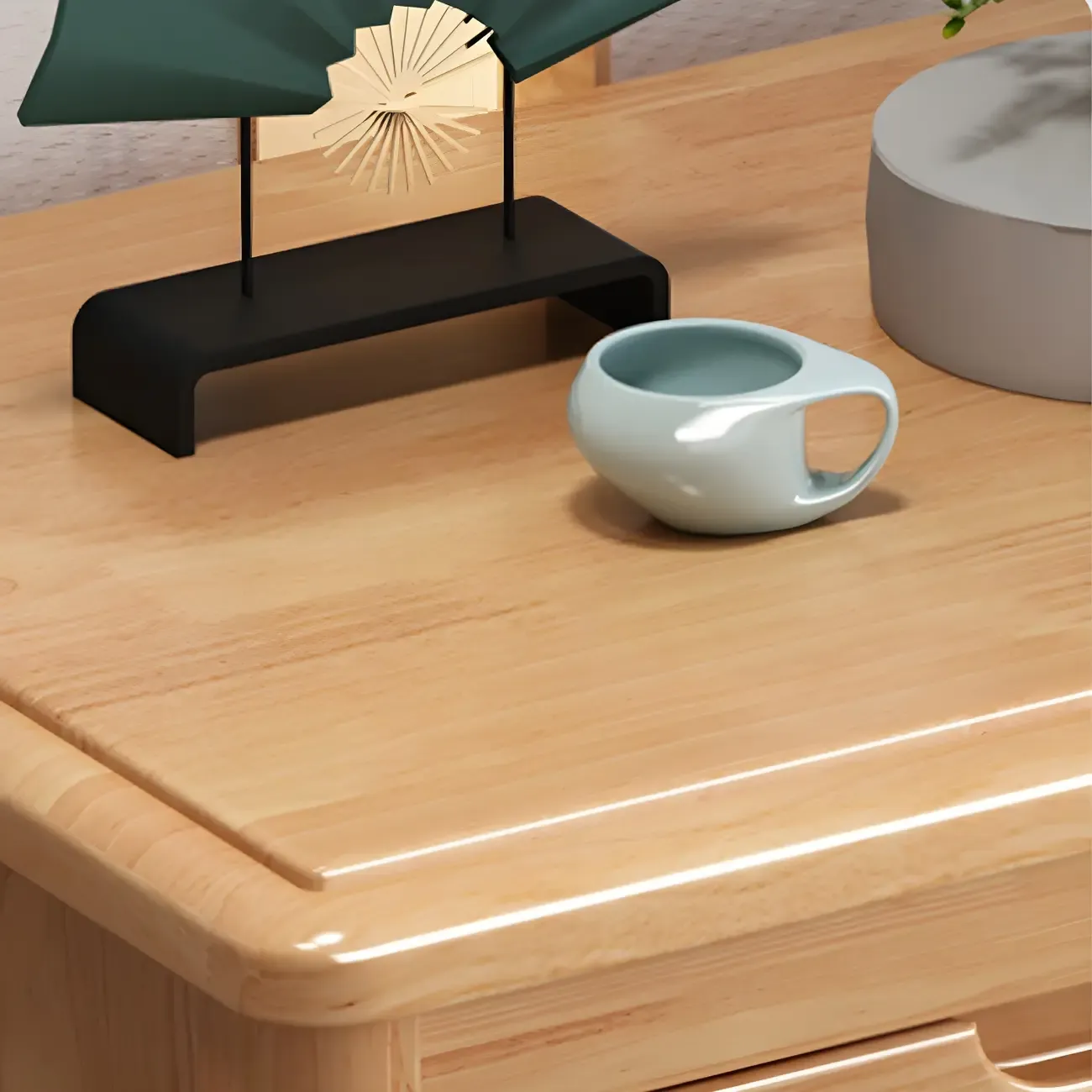 Contemporary Brown Wooden Dressers & Chests with Storage Image - 14