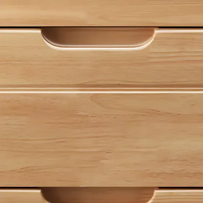 Contemporary Brown Wooden Dressers & Chests with Storage Image - 16