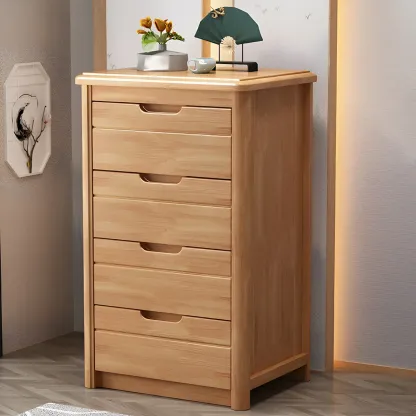 Contemporary Brown Wooden Dressers & Chests with Storage Image - 20