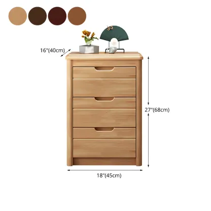Contemporary Brown Wooden Dressers & Chests with Storage Image - 23