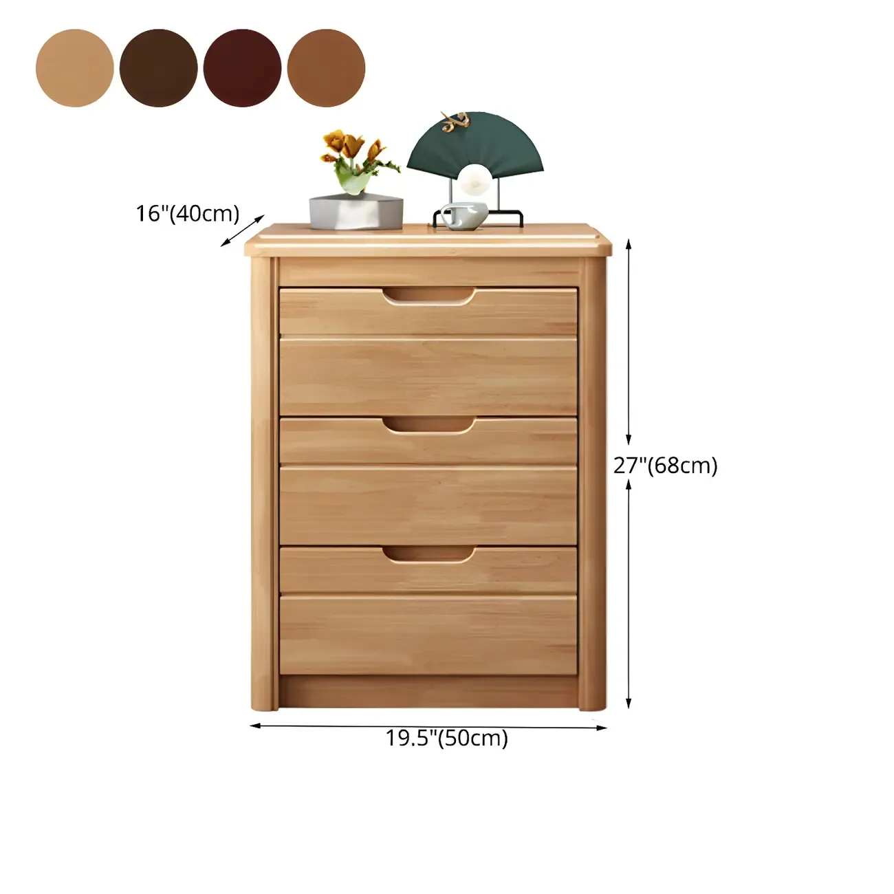 Contemporary Brown Wooden Dressers & Chests with Storage Image - 24