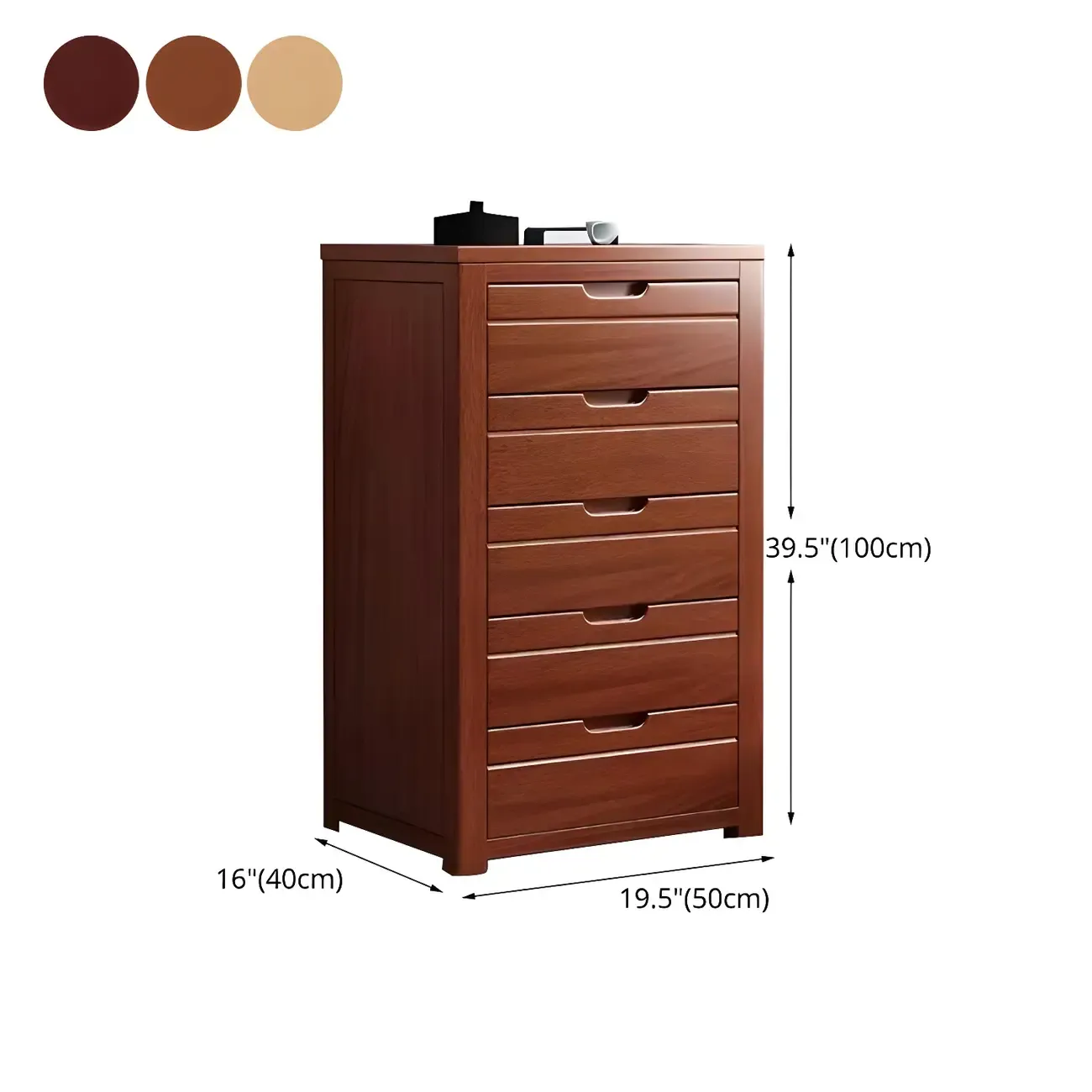 Contemporary Brown Wooden Dressers & Chests with Storage Image - 26