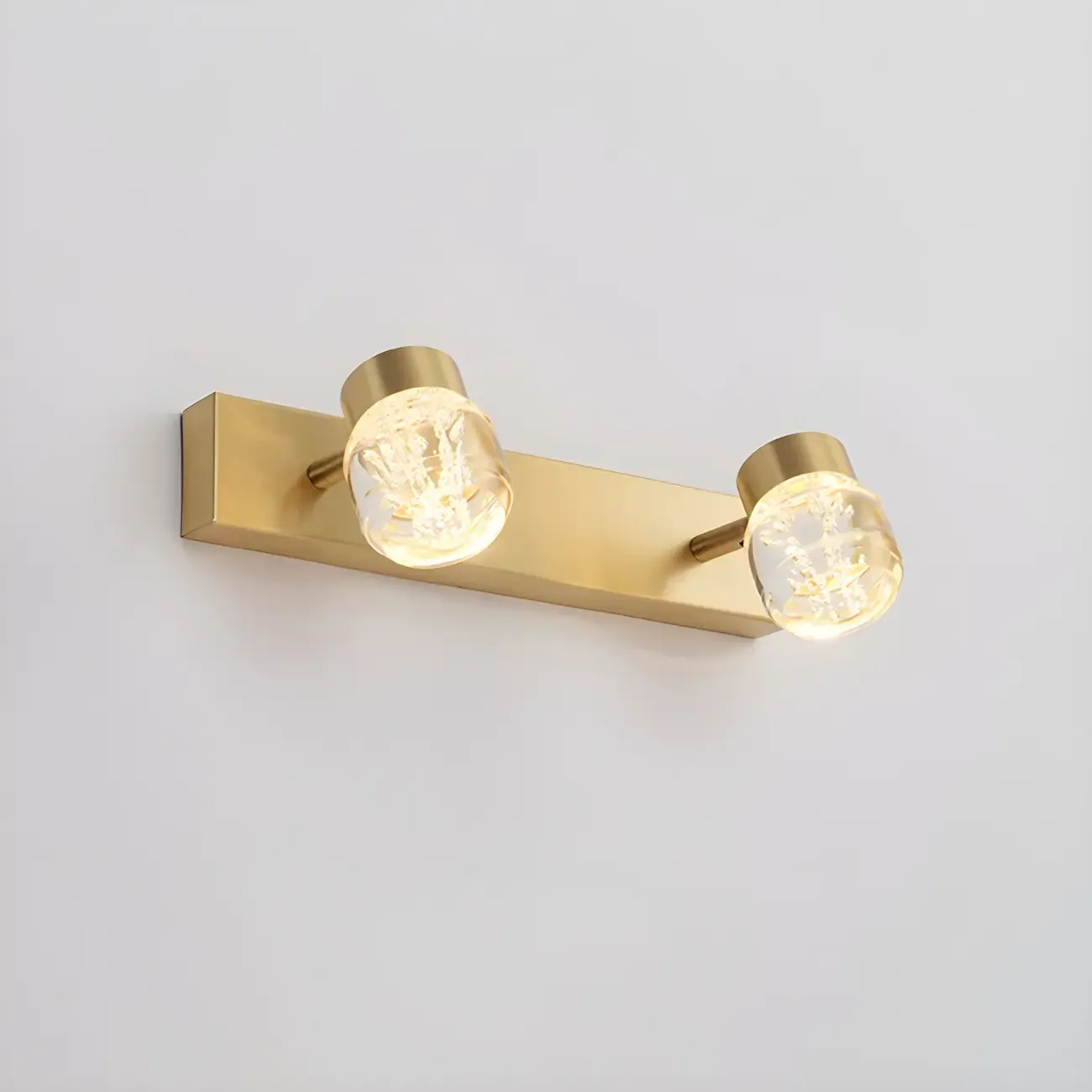 Modern Gold Multi-Light Vanity Bar Bathroom Fixture Image - 4