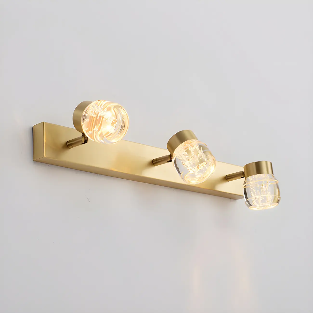 Modern Gold Multi-Light Vanity Bar Bathroom Fixture Image - 9 | homeyfad