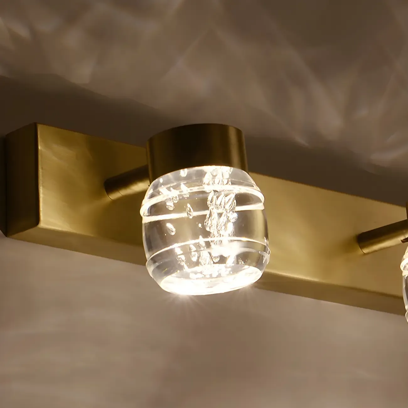 Modern Gold Multi-Light Vanity Bar Bathroom Fixture Image - 14