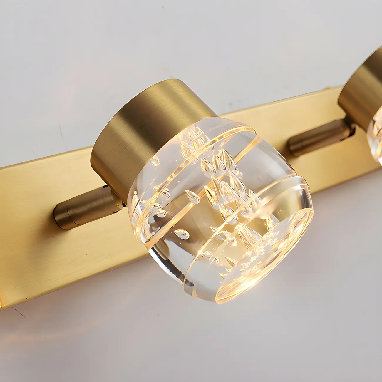 Modern Gold Multi-Light Vanity Bar Bathroom Fixture Image - 15 | homeyfad