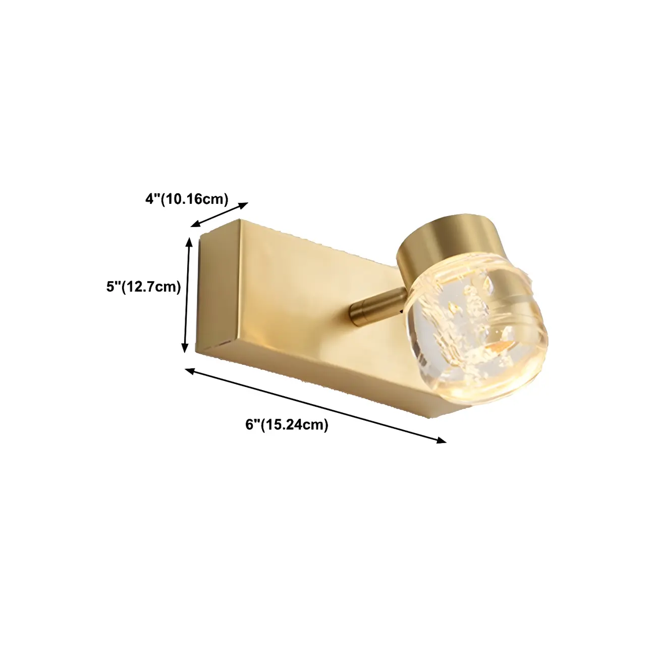 Modern Gold Multi-Light Vanity Bar Bathroom Fixture #size | homeyfad