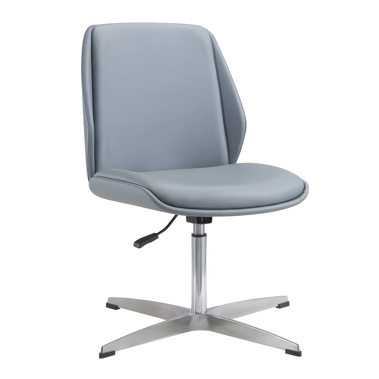 Modern Leather Upholstered Swivel Office Chair Image - 25 | homeyfad