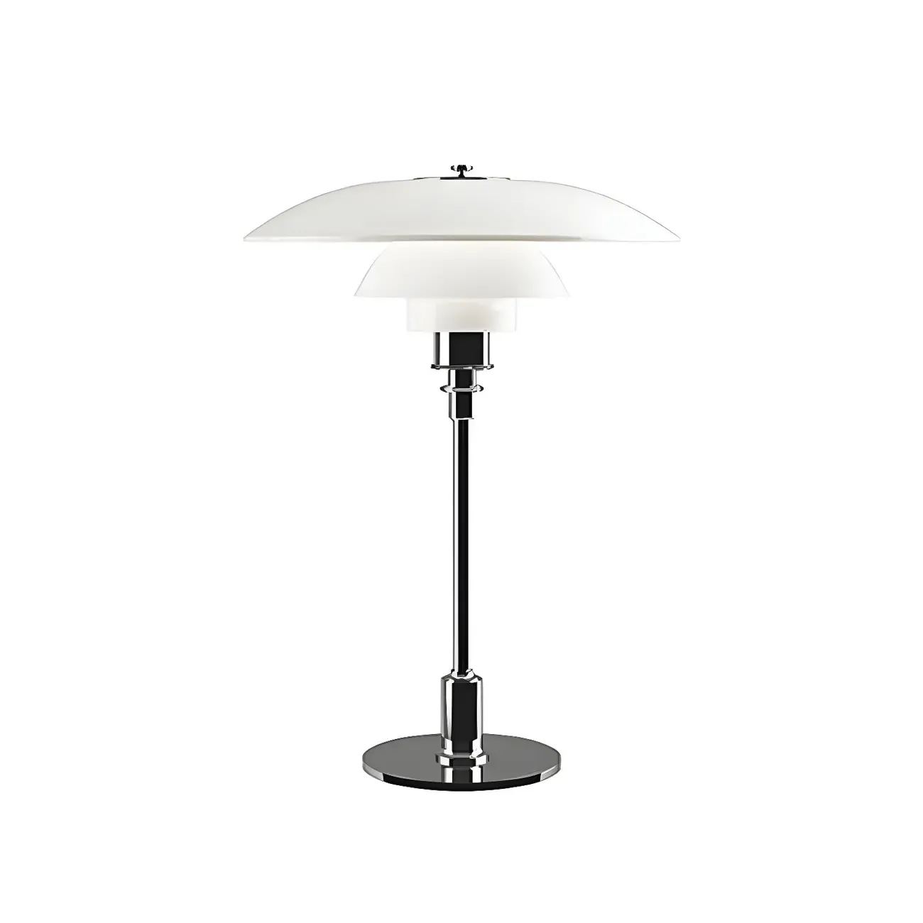 Post-Modern Tiered LED Table Lamp with Built-In Power Image - 7