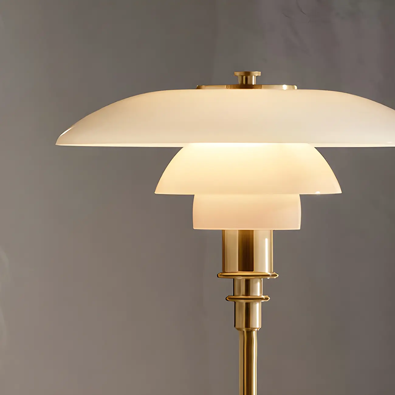 Post-Modern Tiered LED Table Lamp with Built-In Power Image - 10 | homeyfad