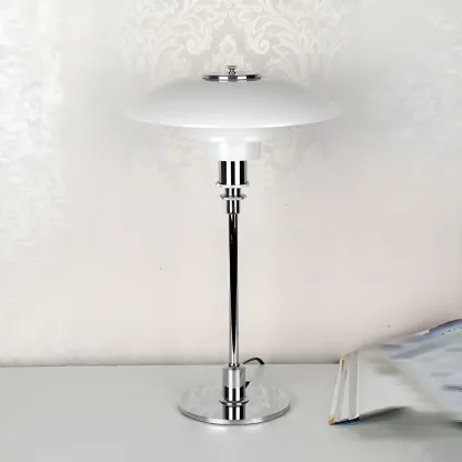 Post-Modern Tiered LED Table Lamp with Built-In Power Image - 11