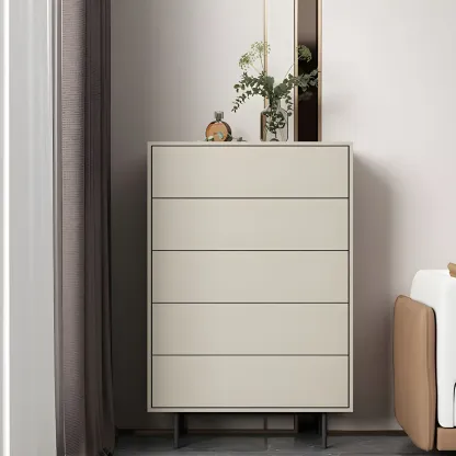 Traditional Wooden Dresser Chest in 6 Colors for Bedroom Image - 12