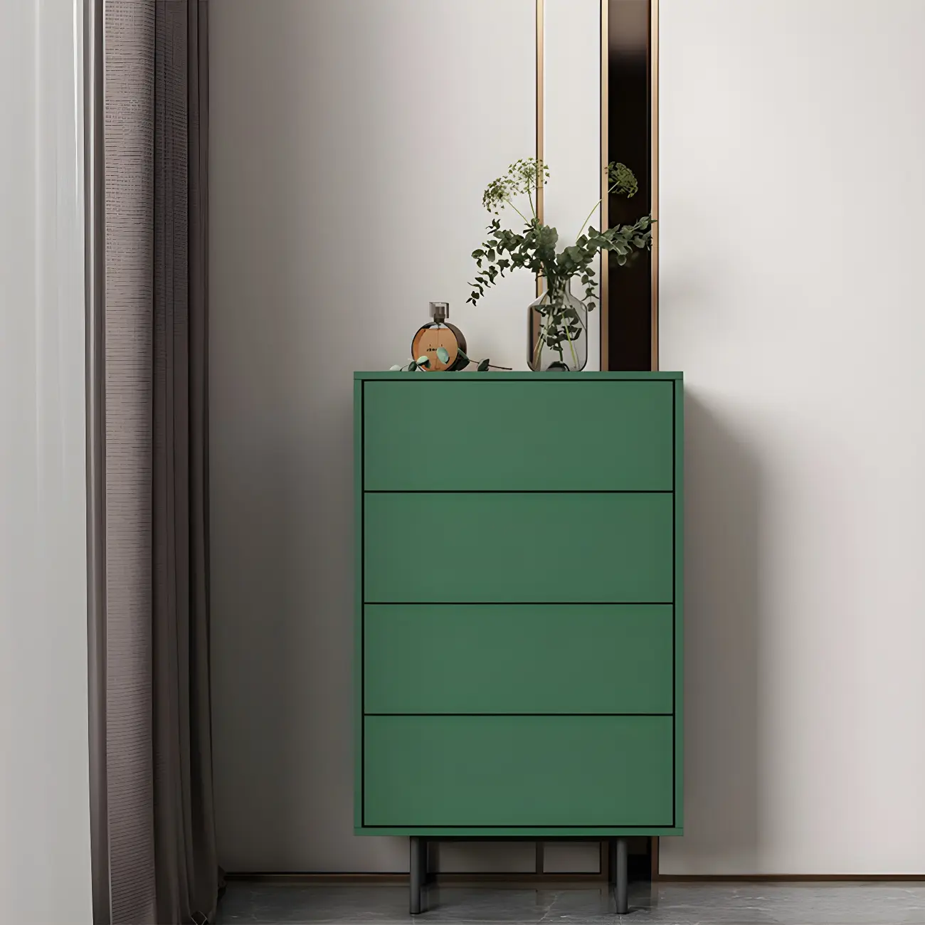 Traditional Wooden Dresser Chest in 6 Colors for Bedroom Image - 16 | homeyfad