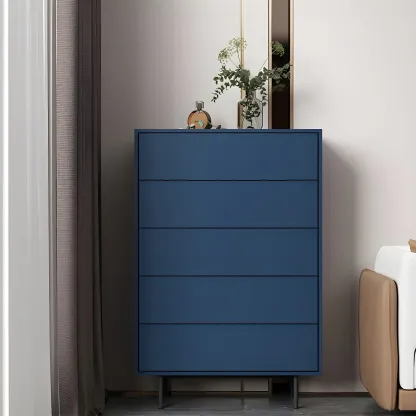 Traditional Wooden Dresser Chest in 6 Colors for Bedroom Image - 25
