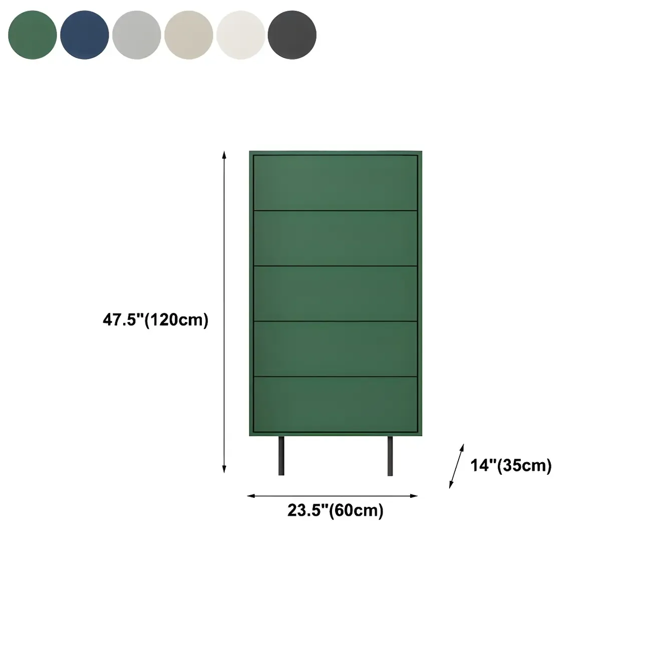 Traditional Wooden Dresser Chest in 6 Colors for Bedroom Image - 28