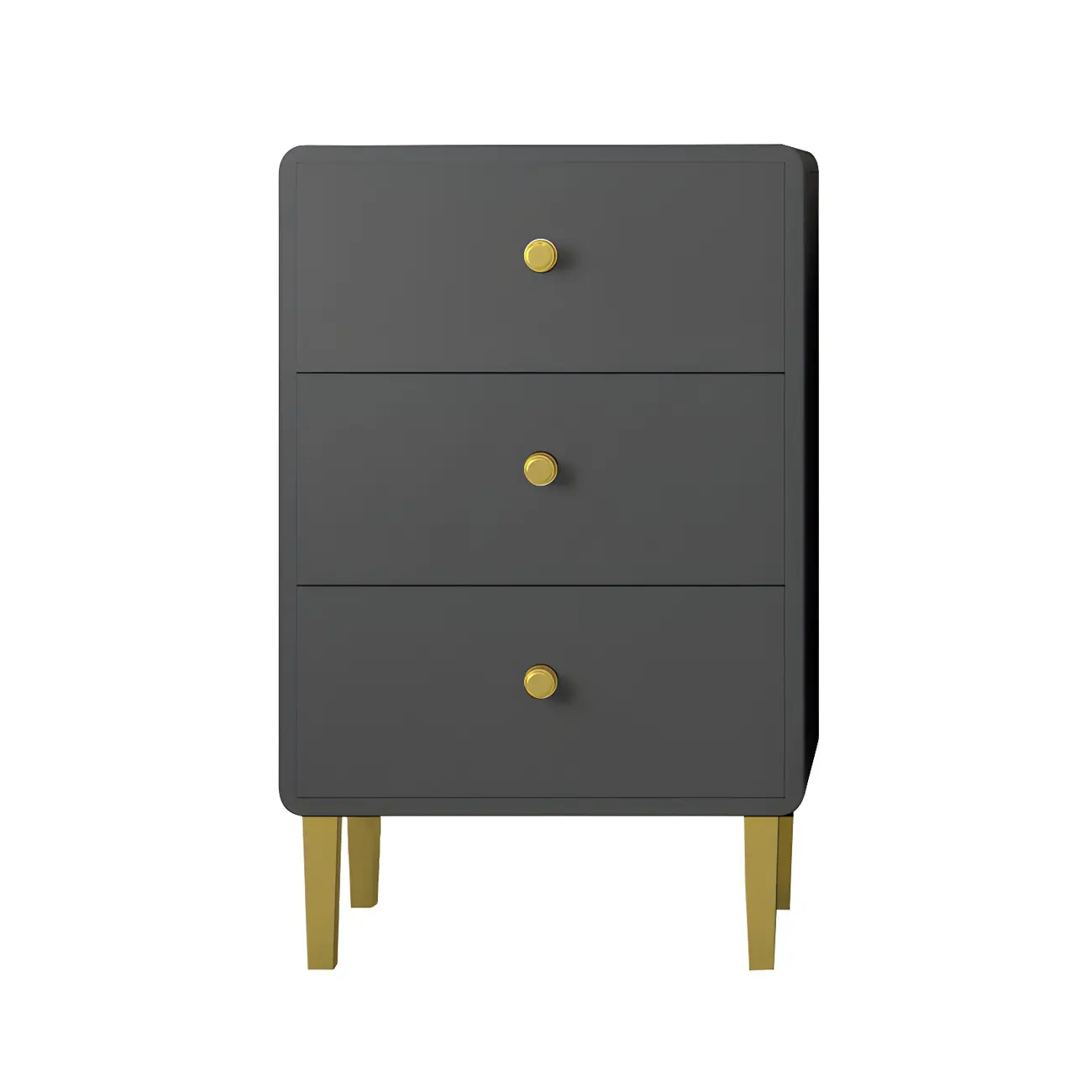 Elegant White Wooden Dressers with Metal Legs for Bedroom Image - 3 | homeyfad