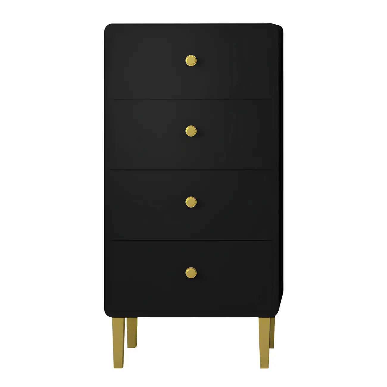 Elegant White Wooden Dressers with Metal Legs for Bedroom Image - 7 | homeyfad