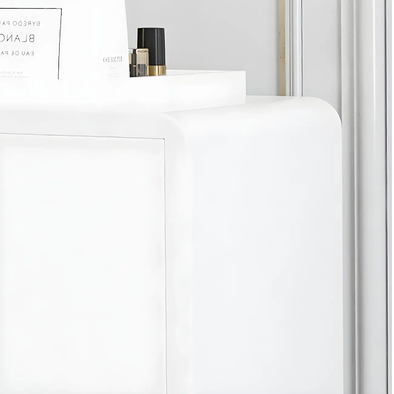 Elegant White Wooden Dressers with Metal Legs for Bedroom Image - 16