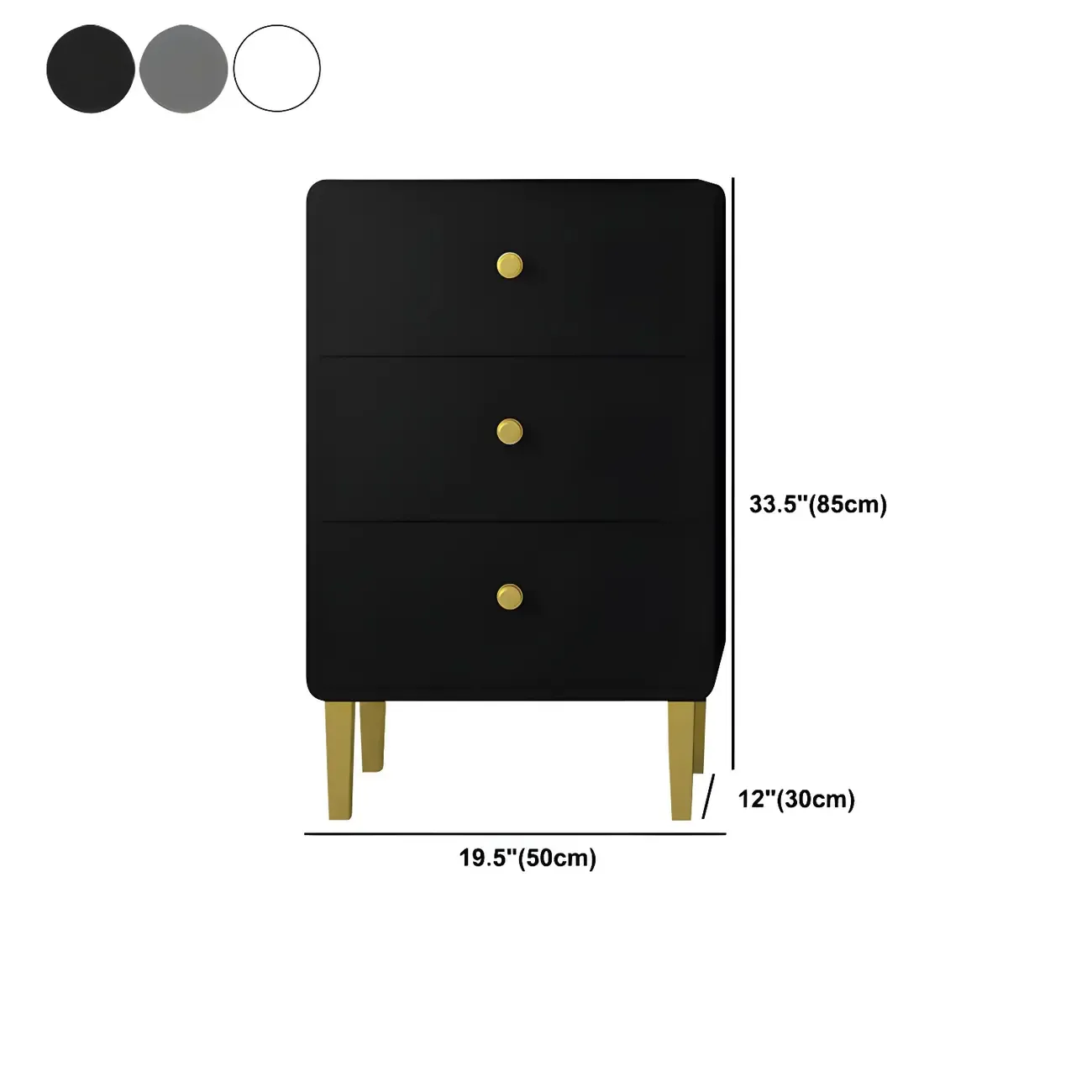 Elegant White Wooden Dressers with Metal Legs for Bedroom #size