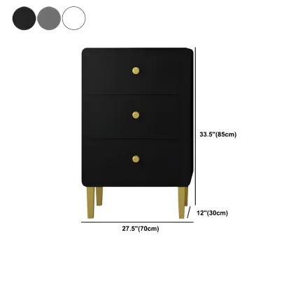 Elegant White Wooden Dressers with Metal Legs for Bedroom Image - 25