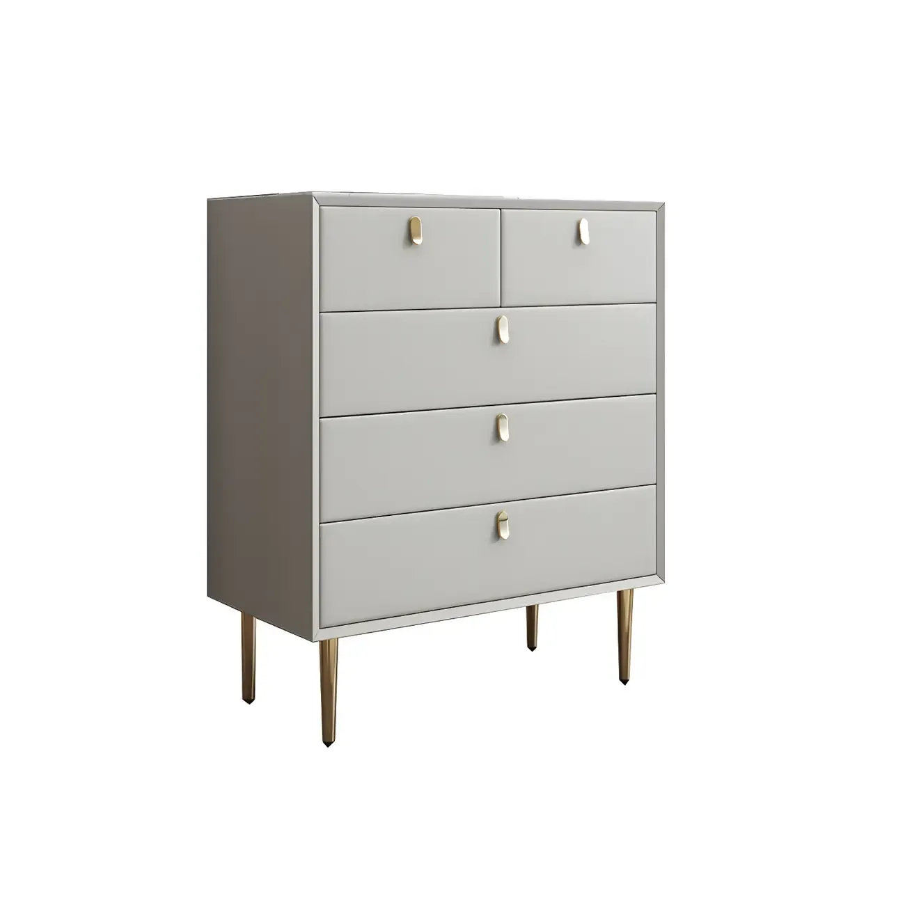 Modern Stone Dressers & Chests with Small Storage Image - 7