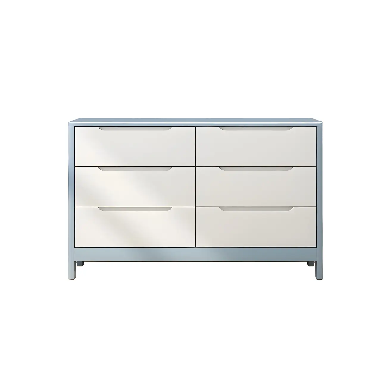 Stylish Natural Rubberwood Dressers & Chests with 6-Drawers Image - 8 | homeyfad