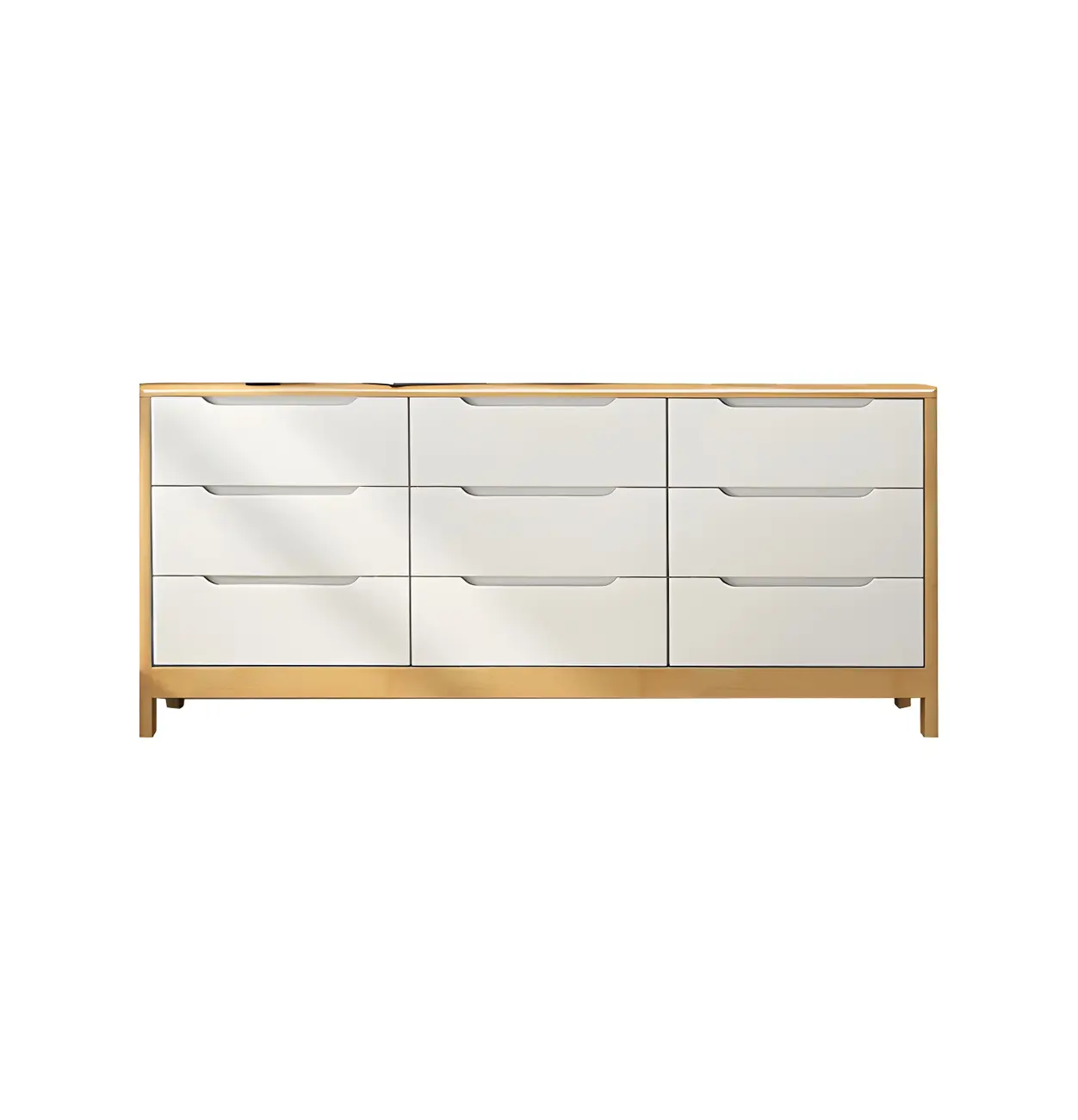 Stylish Natural Rubberwood Dressers & Chests with 6-Drawers Image - 22 | homeyfad