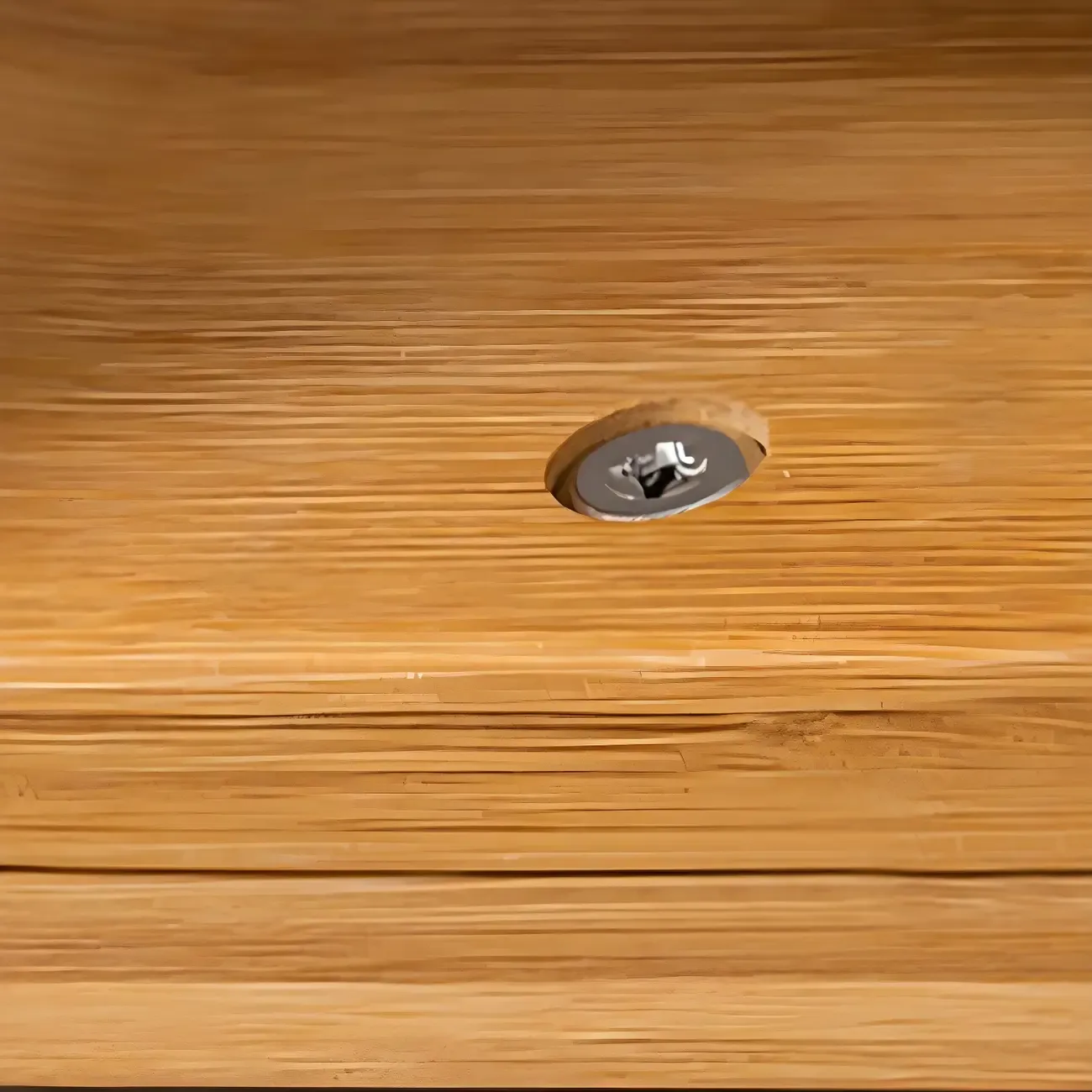 Geometric Natural Finish Bamboo Wood Vertical Bookcase Image - 11