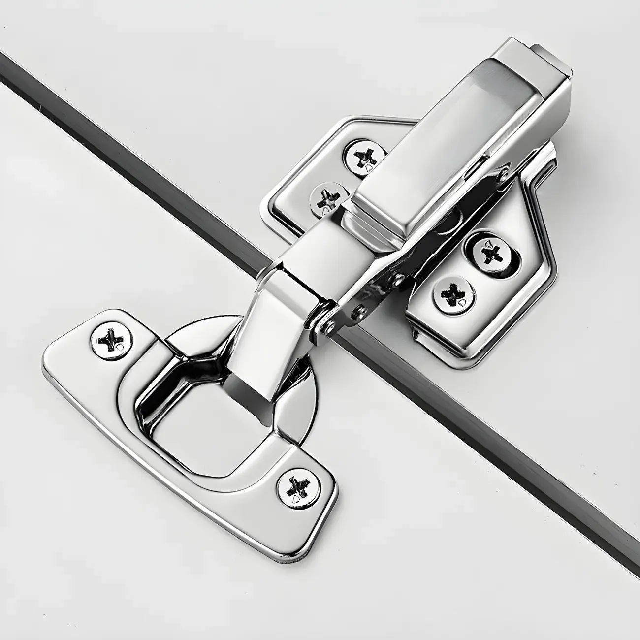 Contemporary Wooden Floating TV Stand in White with Lighting Image - 9