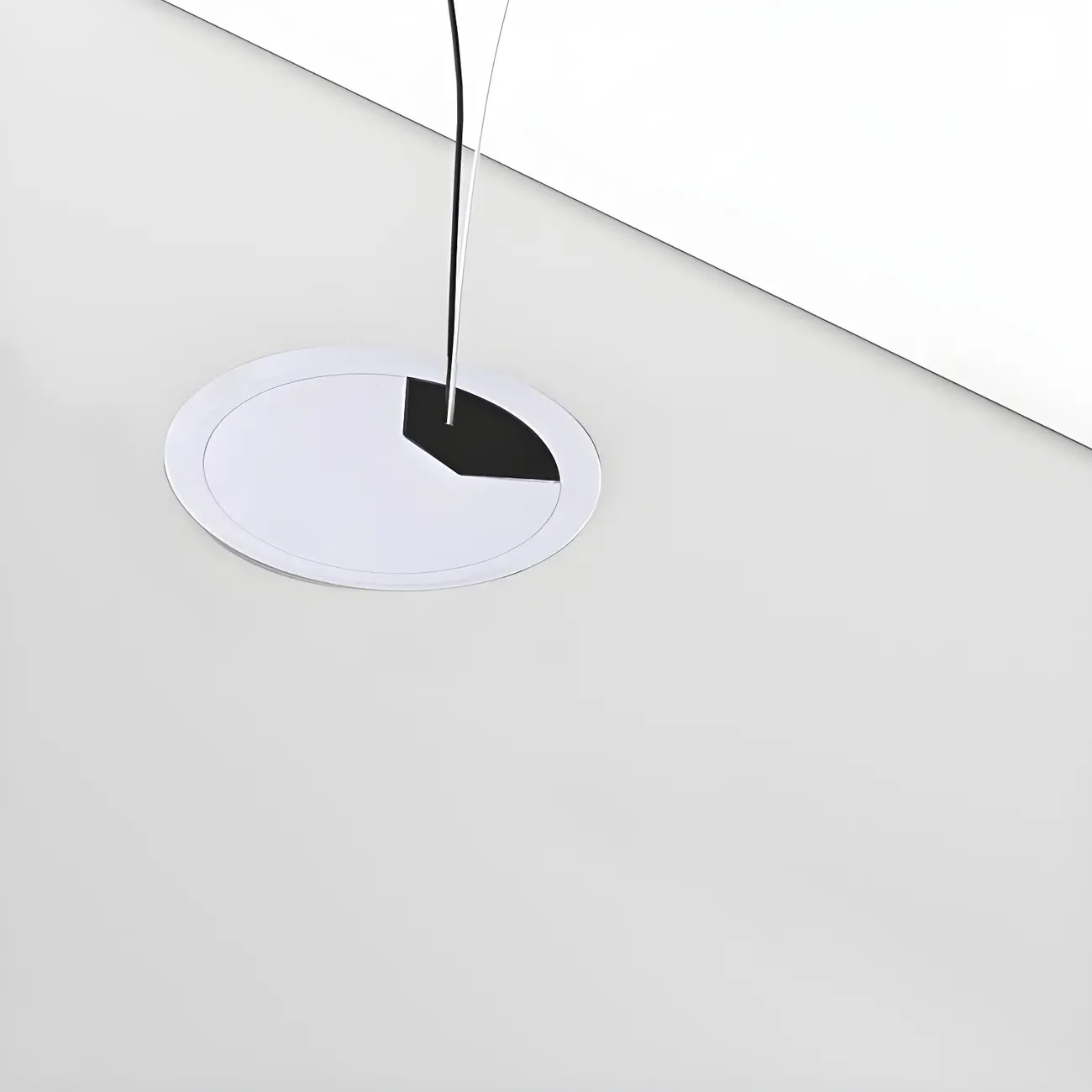 Contemporary Wooden Floating TV Stand in White with Lighting Image - 10 | homeyfad