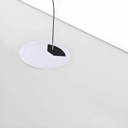 Contemporary Wooden Floating TV Stand in White with Lighting Image - 10