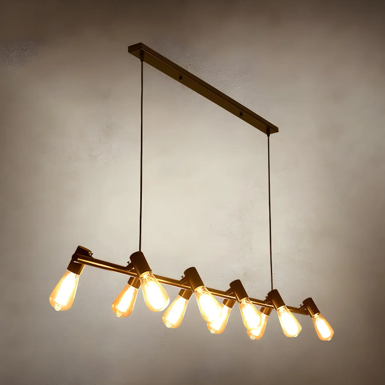 Industrial Black Multi-Light Cluster Pendant Light Image - 2 | homeyfad