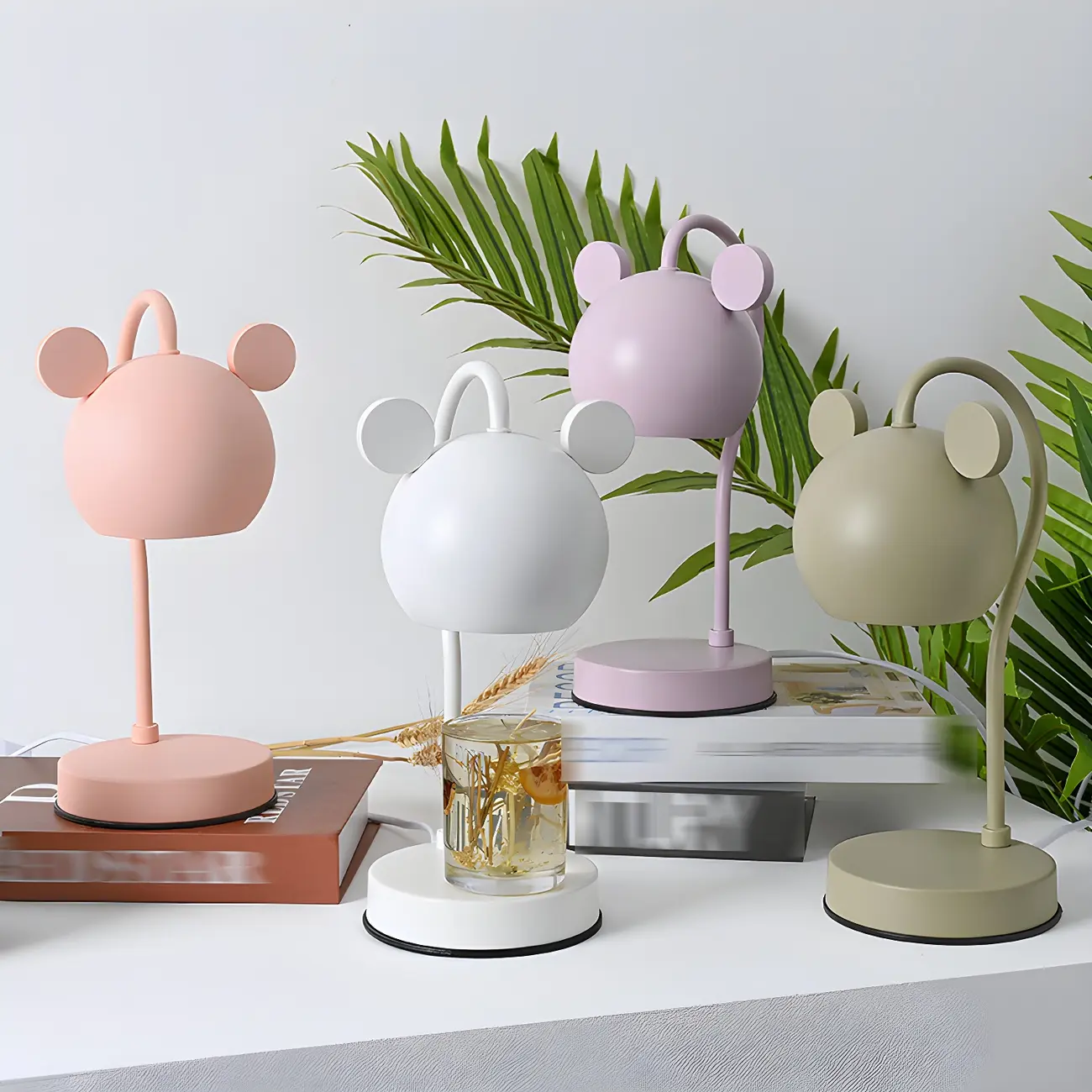 Cute Bear Shade Metal Kids Lamp for Bedroom | homeyfad