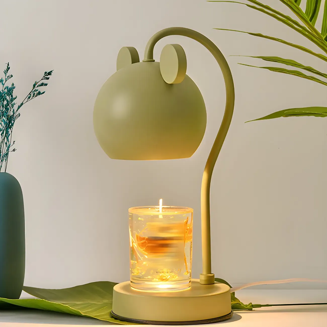 Cute Bear Shade Metal Kids Lamp for Bedroom