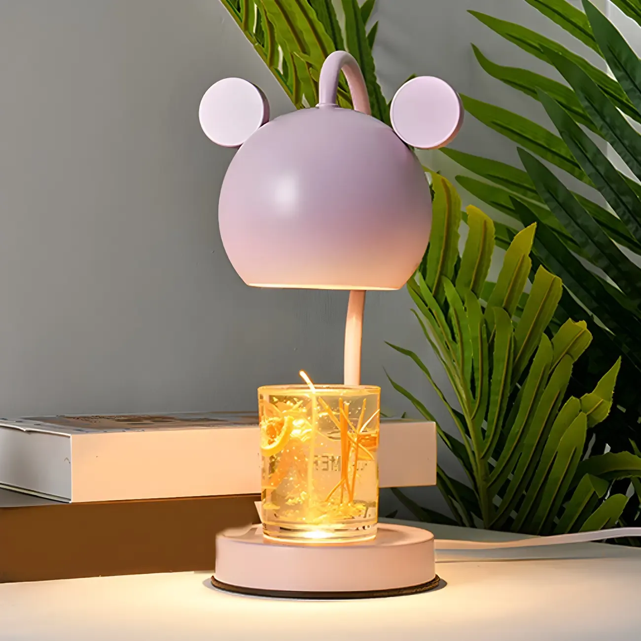 Cute Bear Shade Metal Kids Lamp for Bedroom