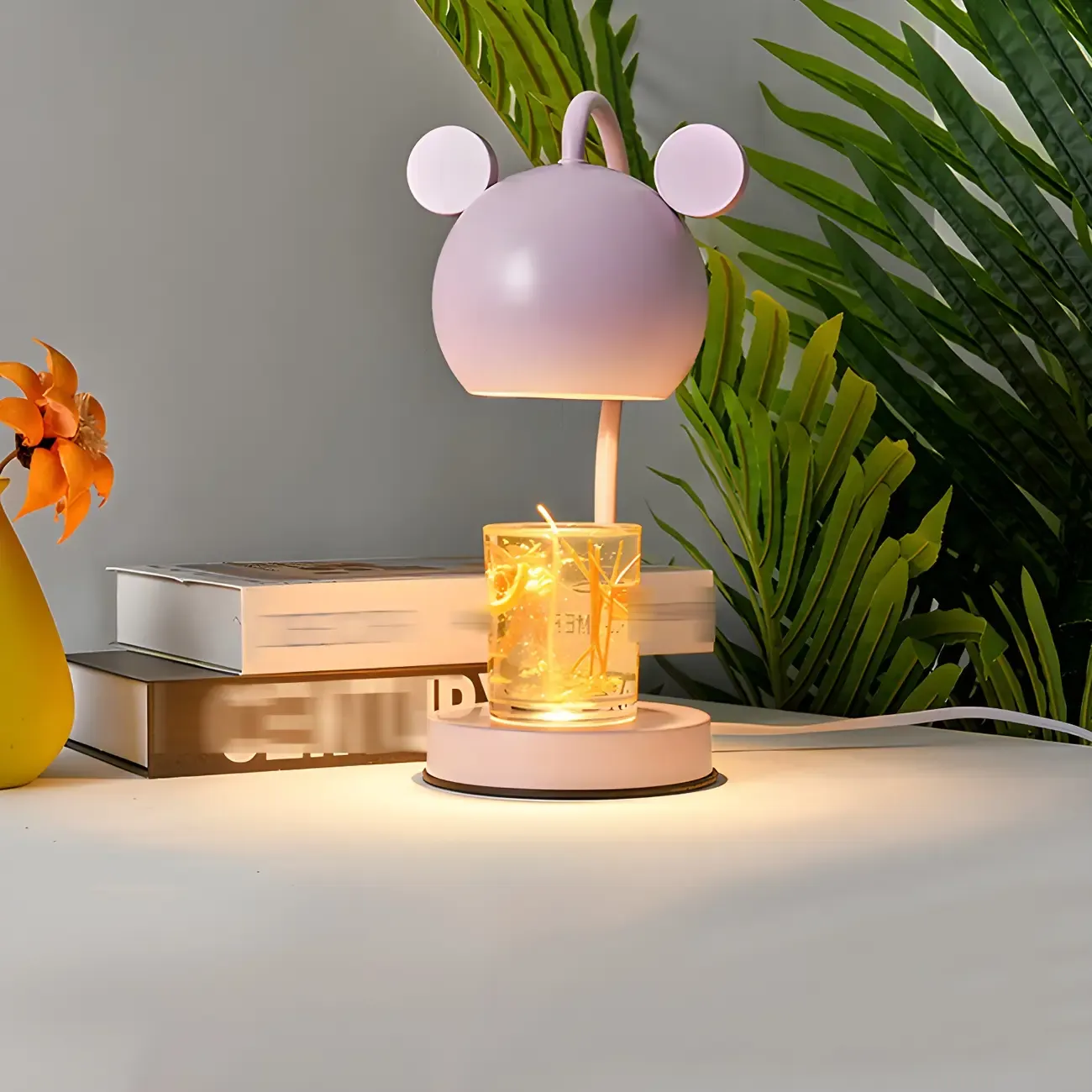 Cute Bear Shade Metal Kids Lamp for Bedroom