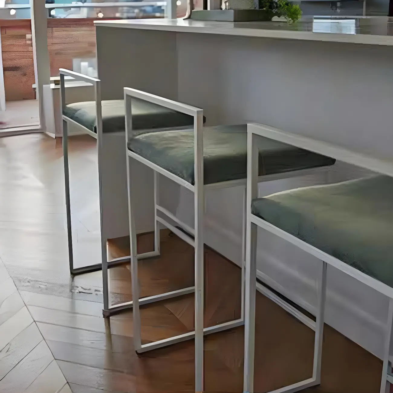 Counter Stools with Soft Seat for Kitchen Image - 11 | homeyfad
