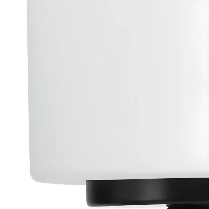 Industrial Metal Cylinder Glass Bathroom Vanity Light