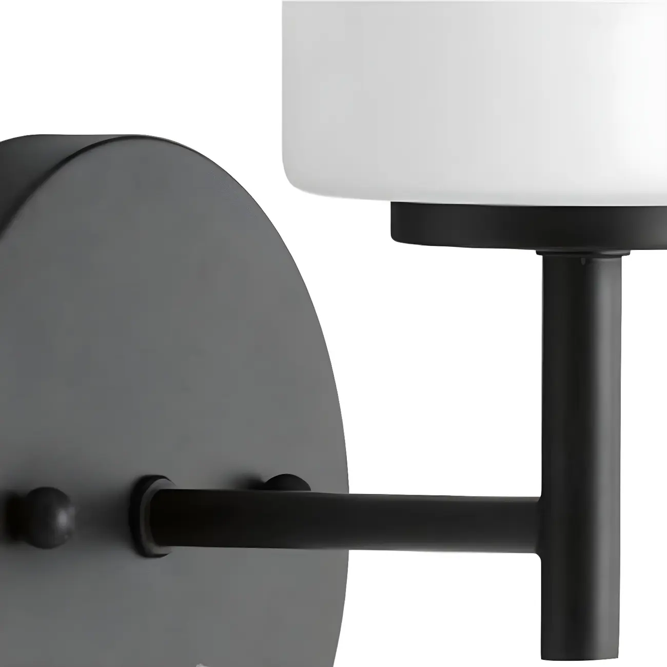 Industrial Metal Cylinder Glass Bathroom Vanity Light | homeyfad