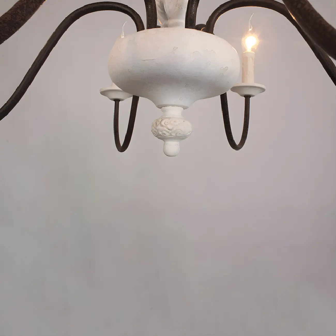 Traditional Adjustable 6-light Empire Wood Candelabra Chandelier Image - 12 | homeyfad