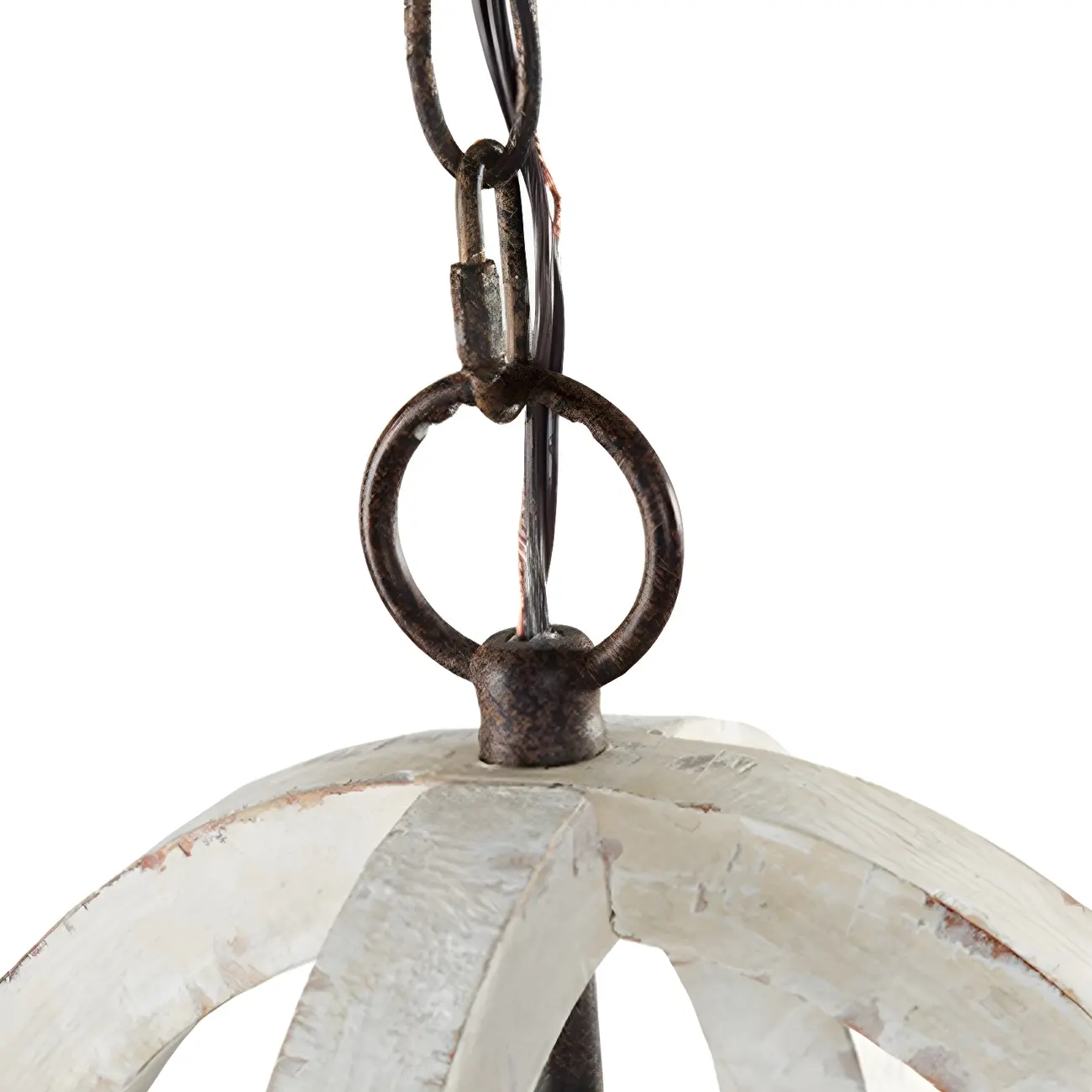 Antique Wood Quatrefoil Rustic Metal Chandelier Image - 11 | homeyfad