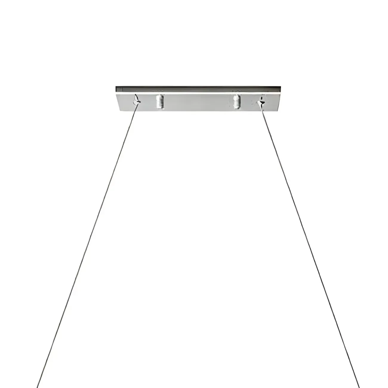 Trendy Modern Crystal Linear Pendant Light Image - 8